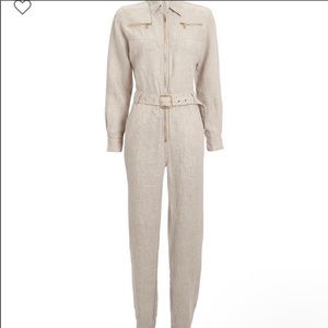BNWT WeWoreWhat Utility Jumpsuit in Natural
